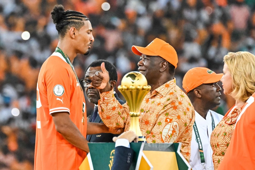 president Hosts Ivory Coast Noteworthy Champions of African Cup Of Nations 2024